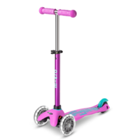 Mini Micro step Deluxe LED - 3-wiel kinderstep - Lavendel Limited edition
