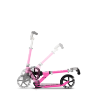 Micro Cruiser LED - 2-wiel vouwstep kind - 200mm wielen - Roze