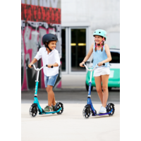 Micro Cruiser LED - 2-wiel vouwstep kind - 200mm wielen - Blauw