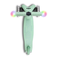Trottinette Micro Mini2Grow Deluxe Magic LED - trottinette enfant 3 roues - 4en1 - Menthe