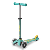 Trottinette Mini Micro Deluxe ÉCO LED - trottinette enfant 3 roues - Menthe