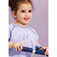 Micro Bell - suitable for all scooters and bikes - easy attachment - Glitter Blue