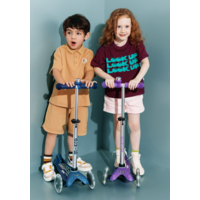 Micro Bell - suitable for all scooters and bikes - easy attachment - Glitter Blue