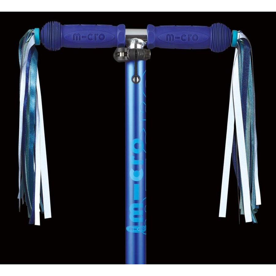 Micro blauwe reflecterende linten