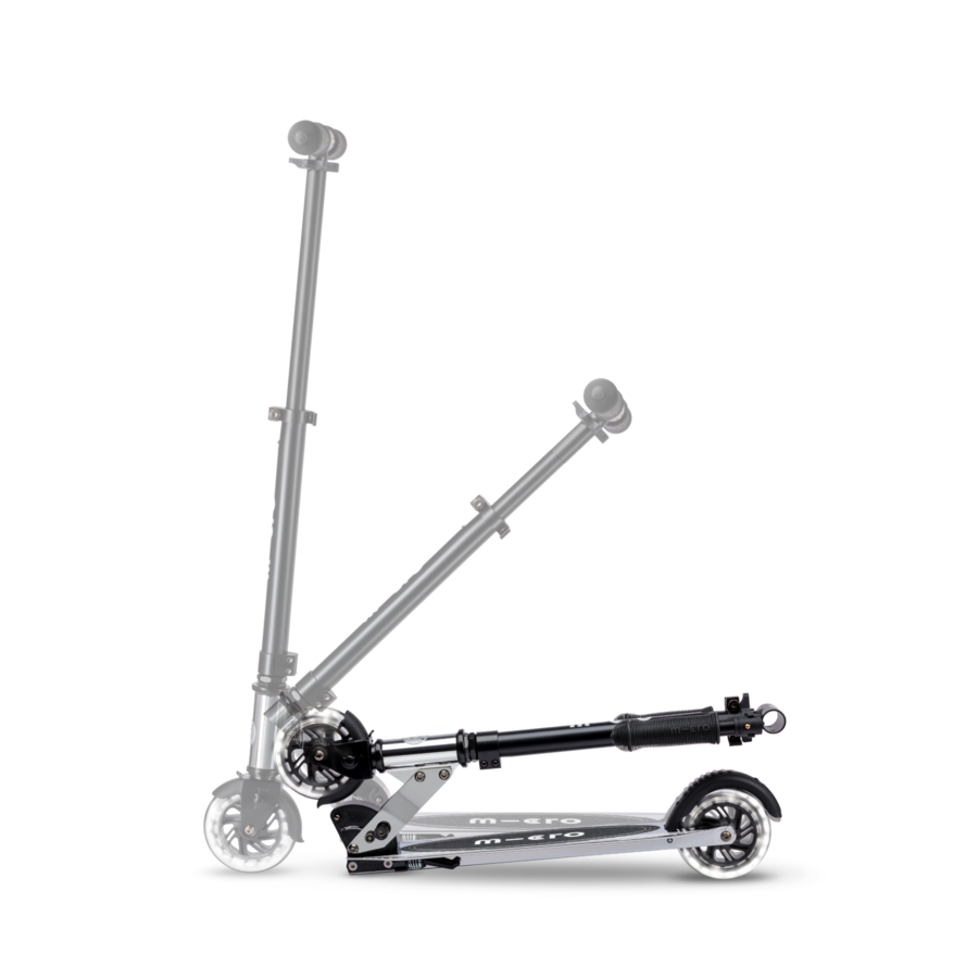 Micro Sprite LED - 2-wheel foldable scooter - Silverchrome