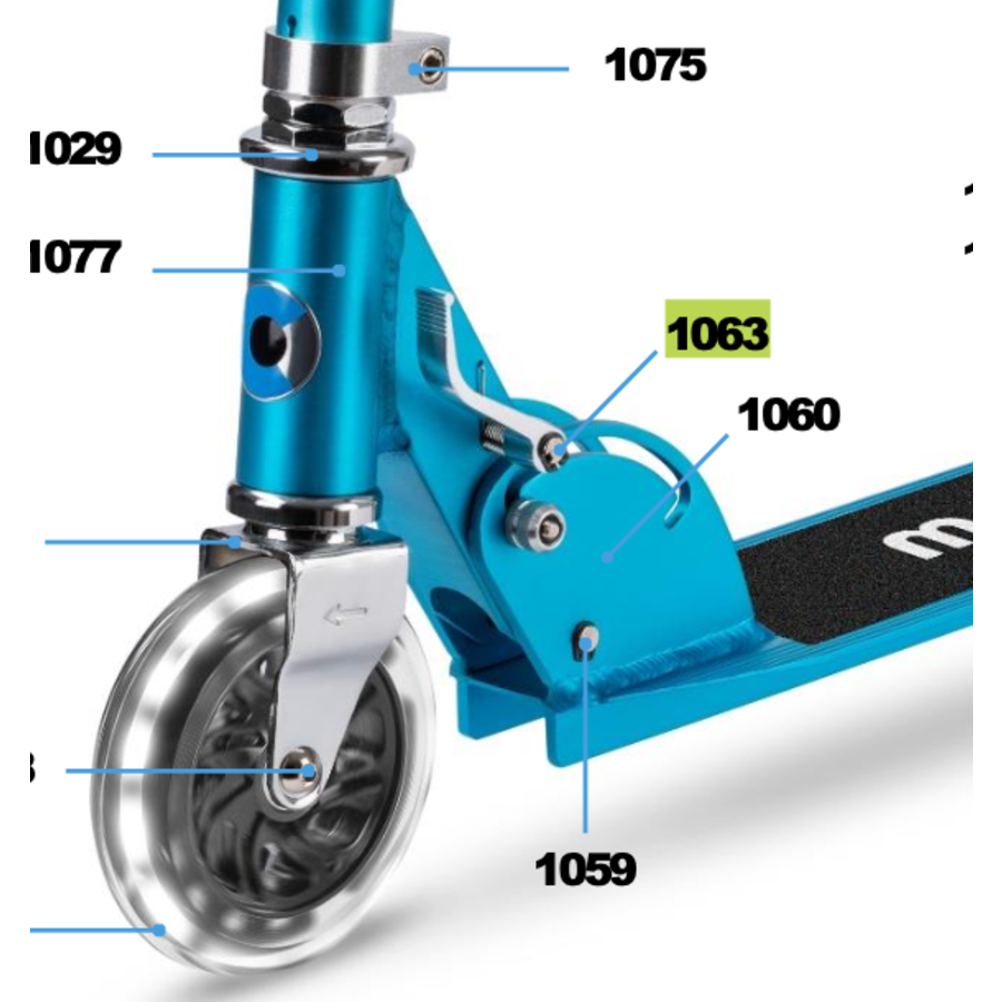 Klem vouwsysteem Micro Light (1063)