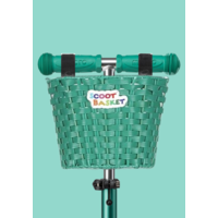 Scoot basket – for scooters and bikes – easy to attach – water-resistant – Green
