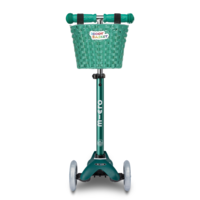 Scoot basket – for scooters and bikes – easy to attach – water-resistant – Green