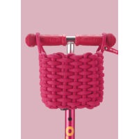 Panier pour trottinette Micro ECO - fait main - coton - Rose