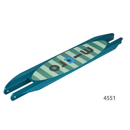 Micro Deck Sprite petrol stripes metallic (4551)