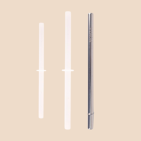 MontiiCo Straw for Fusion Smoothie cup - silicone or stainless steel