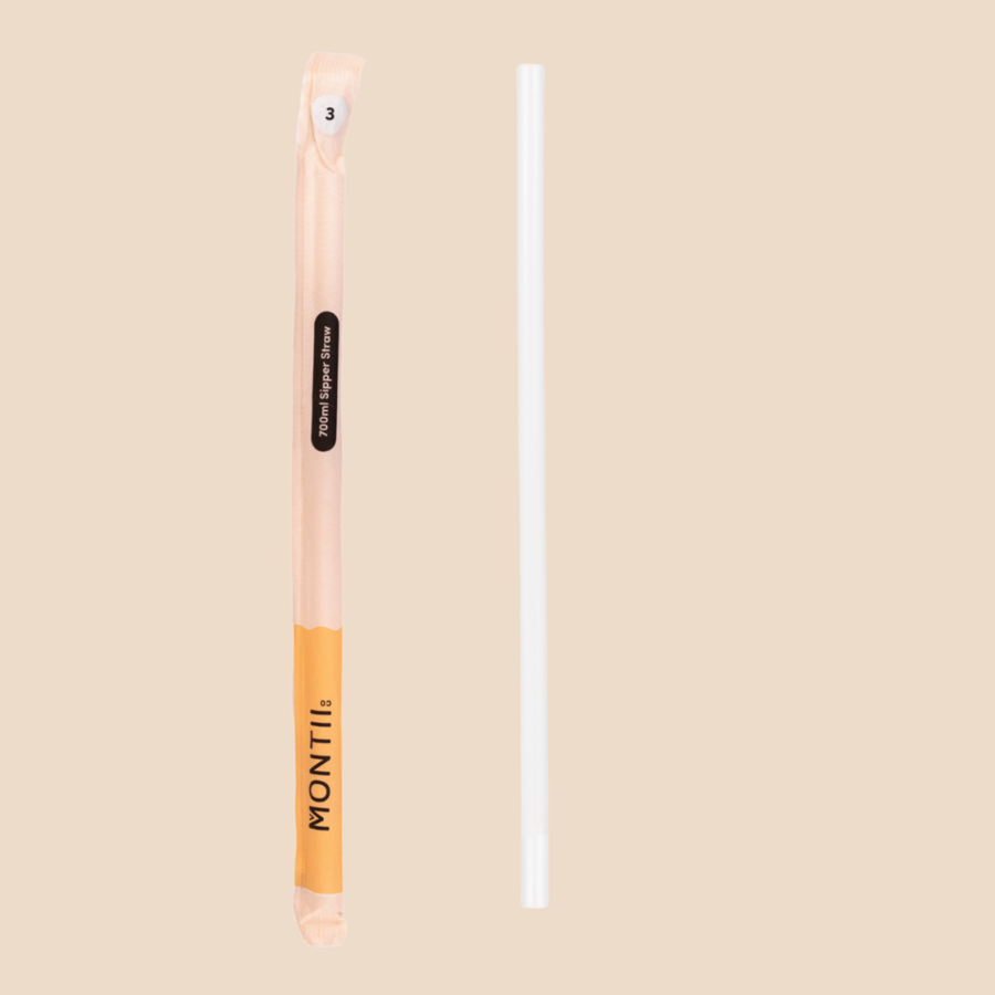 MontiiCo HDPE Straw for Fusion Sipper Lid 2.0 - Various sizes - BPA-free - Reusable