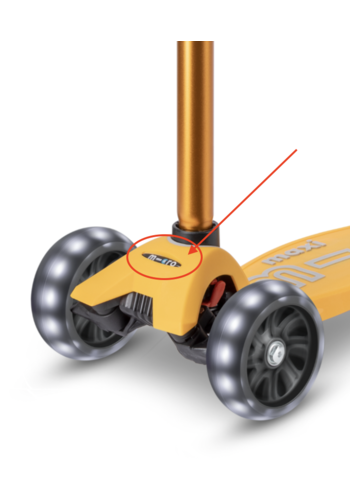 Micro Sticker voorkant Maxi Micro (bubbel)