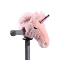 Wild & Soft scooter head - step accessoires - stimuleert fantasie - roze Eenhoorn