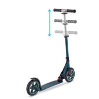 Micro Classic Pneu NanoGrid - trottinette pliable à deux roues - roues de 200mm - Vert Pin