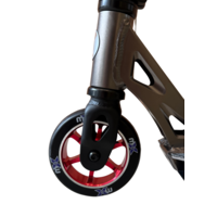 Micro Maverick - Trottinette freestyle pour enfants à 2 roues - Légère - Édition limitée - Gris/Rouge