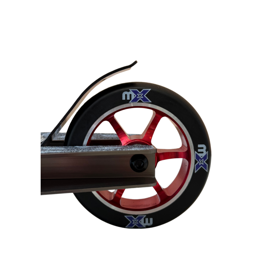 Micro Maverick - Trottinette freestyle pour enfants à 2 roues - Légère - Édition limitée - Gris/Rouge