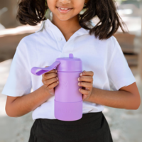 MontiiCo Fusion Sipper couvercle 2.0 - avec sangle de transport - convient aux bouteilles de 350/475/700 ml - différentes couleurs