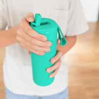 MontiiCo Fusion Sipper lid 2.0 - with carry strap - fits 350/475/700 ml bottles - various colours