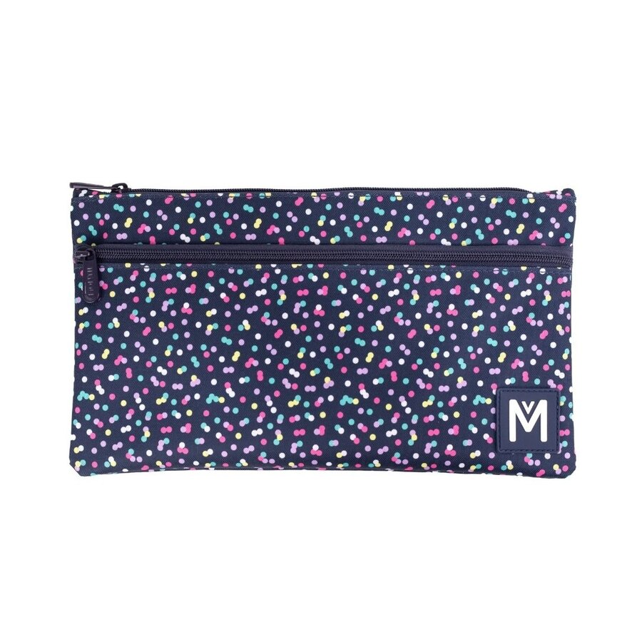 MontiiCo Pencil Case XL - 2 handy compartments - Machine washable