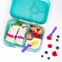 Lunch Punch Silicone Wrap Bands - Secure Closure - Flexible and Durable
