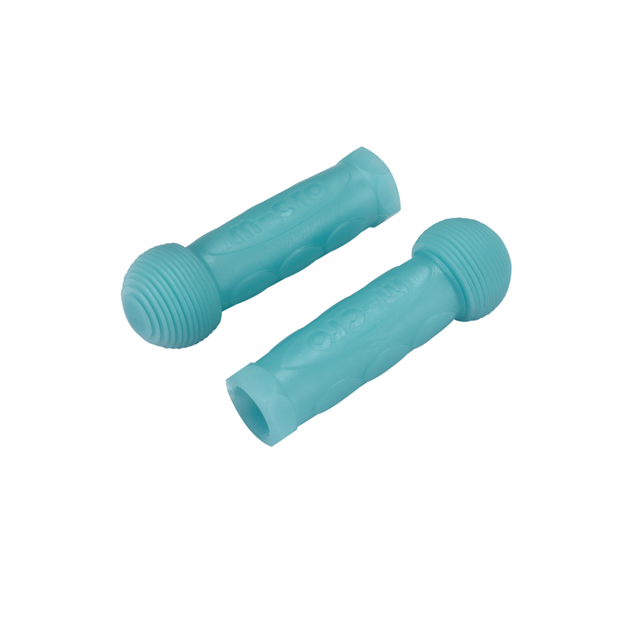 Micro rubberen handvatten Glow - Glow in the dark effect - diverse kleuren