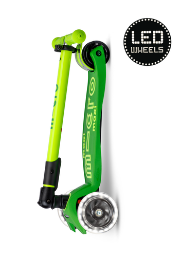 Micro Maxi Micro inklapbaar LED geel groen Neon