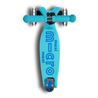 Trottinette Maxi Micro Deluxe pliable LED - trottinette enfant 3 roues - Bleu