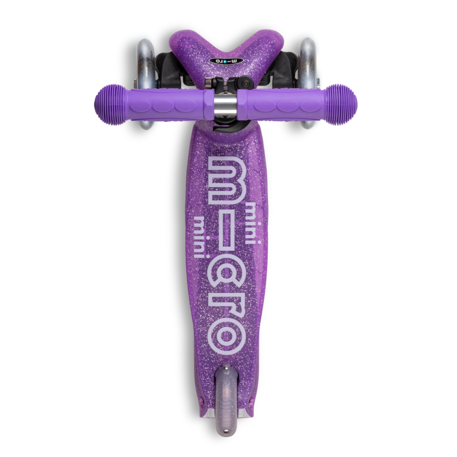 Trottinette Mini Micro Deluxe Fairy Glitter LED - trottinette enfant 3 roues - Violet