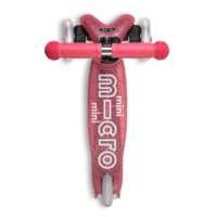 Trottinette Mini Micro Deluxe Fairy Glitter LED - trottinette enfant 3 roues - Rose