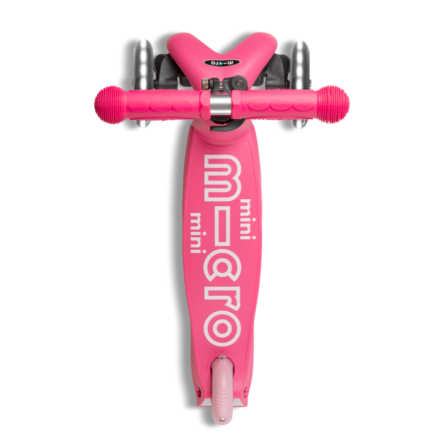 Mini Micro scooter Deluxe LED - 3-wheel children's scooter - Pink