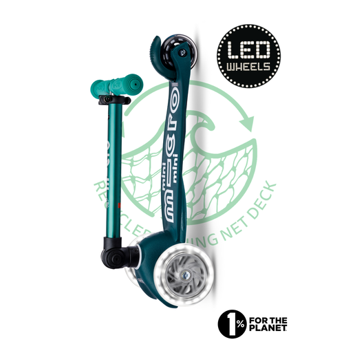Micro Mini Micro inklapbaar ECO LED groen