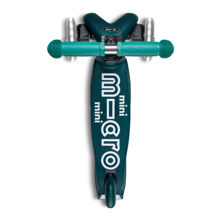 Trottinette Mini Micro Deluxe pliable ECO LED - trottinette enfant 3 roues - Vert