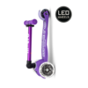 Micro Trottinette Mini Micro Deluxe pliable LED - trottinette enfant 3 roues - Violet