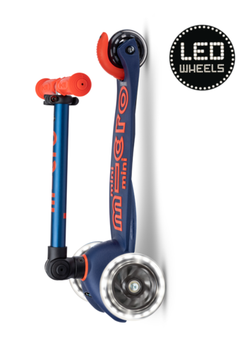 Micro Mini Micro pliable LED Bleu Marine Micro Mini Micro pliable LED Bleu Marine