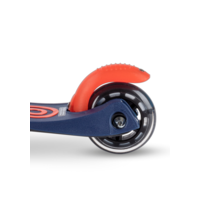 Mini Micro scooter Deluxe foldable LED - 3-wheel children's scooter - Navy Blue