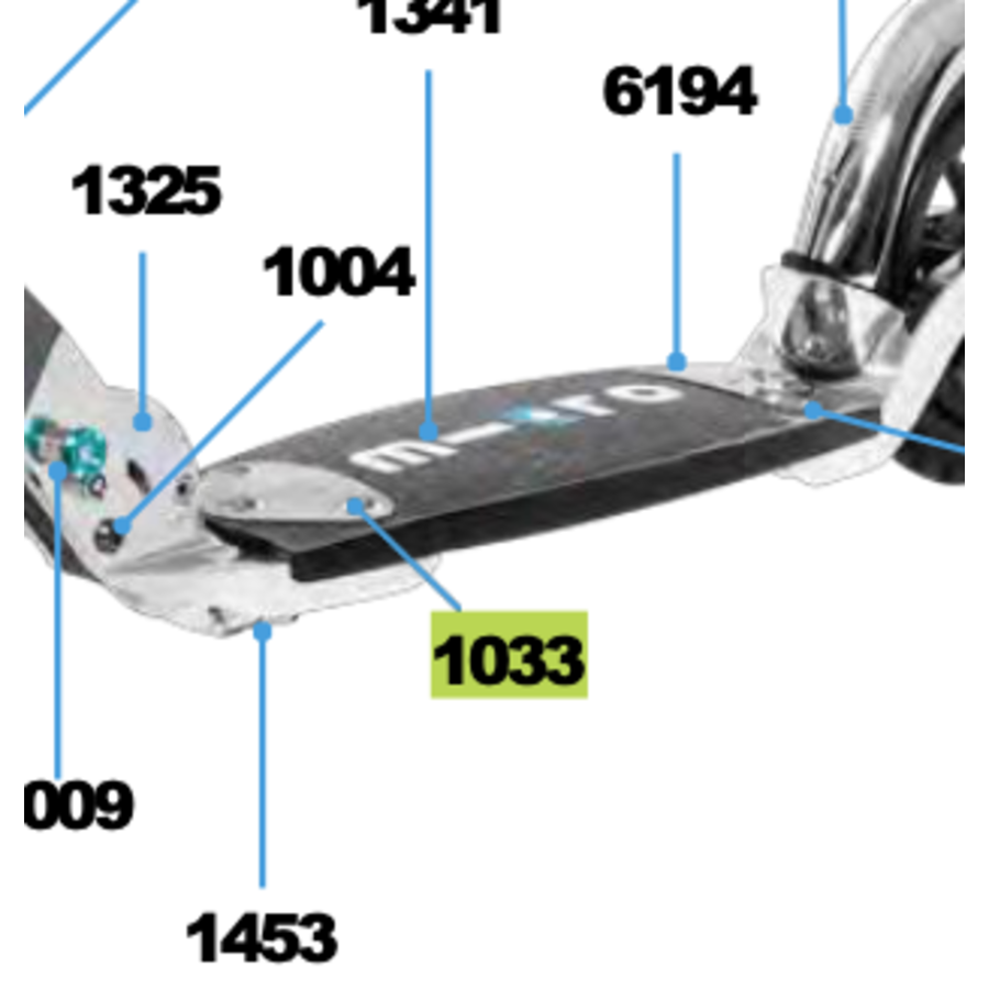 Bevestigingplaat Flex deck (1033)