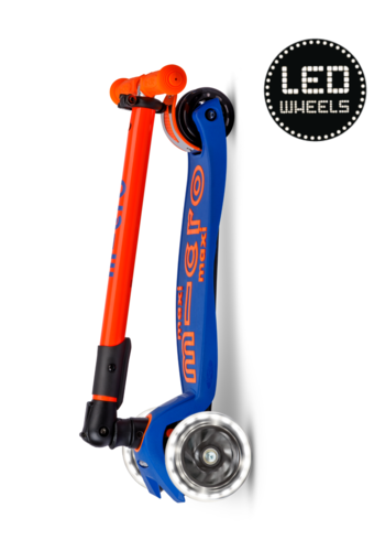 Micro Maxi Micro inklapbaar LED blauw oranje Neon