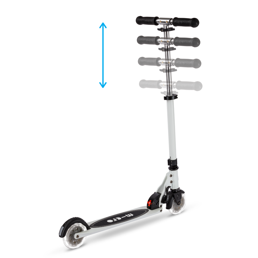 Micro Sprite Glow LED - trottinette pliable 2 roues - Blanc