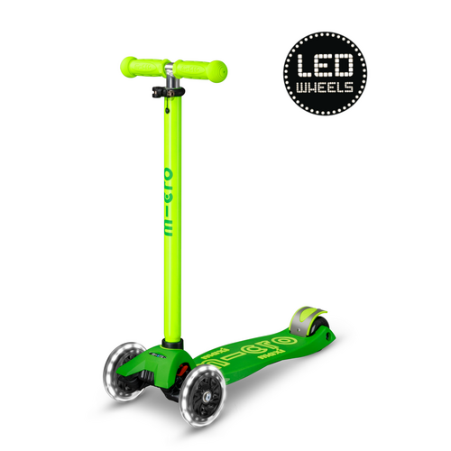 Micro Maxi Micro step Deluxe LED geel groen neon
