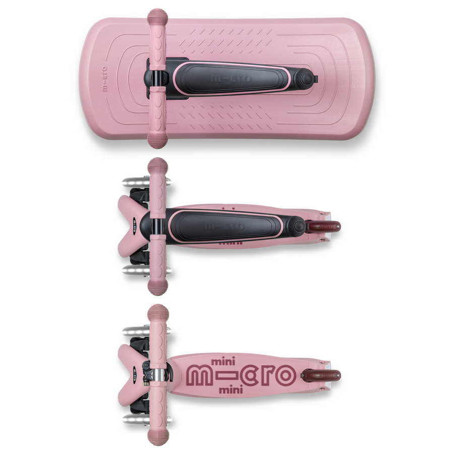 Mini Micro 6in1 scooter Rock & Go LED - multifunctional: rocker - ride-on - scooter - Pink