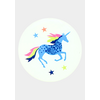 Sticker windmill unicorn