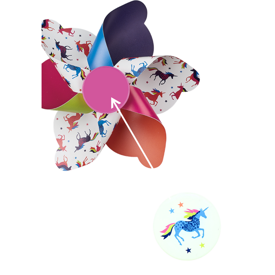 Sticker for Micro windmill - Unicorn