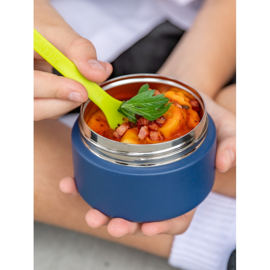 MontiiCo insulated mini food jar 200 ml- for hot and cold snacks - various colours