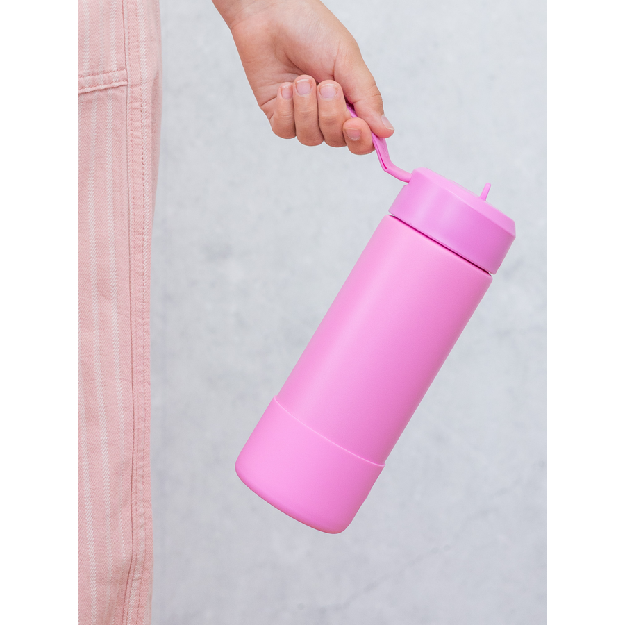 MontiiCo Bouteille Isotherme Sipper – 475 ml – Acier Inoxydable – avec sangle de transport, paille en inox et bumper – Gamme Fusion