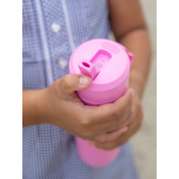 MontiiCo Thermo Drink Bottle Sipper – 700 ml – Stainless Steel – with carry strap, stainless steel straw and bumper – Fusion range