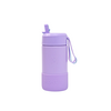 MontiiCo MontiiCo Bouteille Isotherme Sipper – 350 ml – Acier Inoxydable – avec sangle de transport, paille en inox et bumper – Gamme Fusion