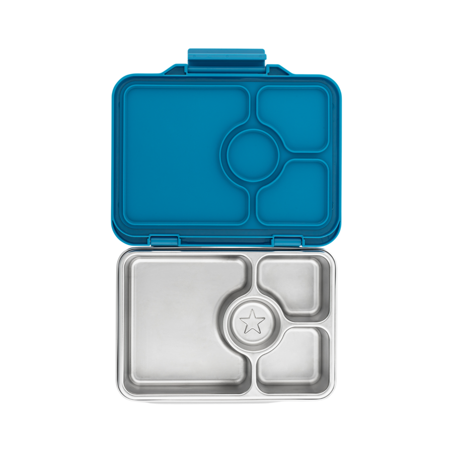 Yumbox Prêt Stainless steel - 4-sections - leakproof Bento lunch box - durable, food-safe materials