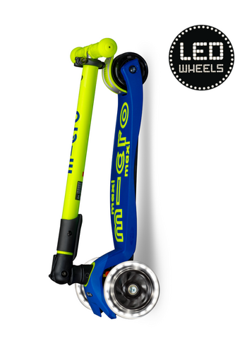Micro Maxi Micro pliable LED Bleu Jaune Néon