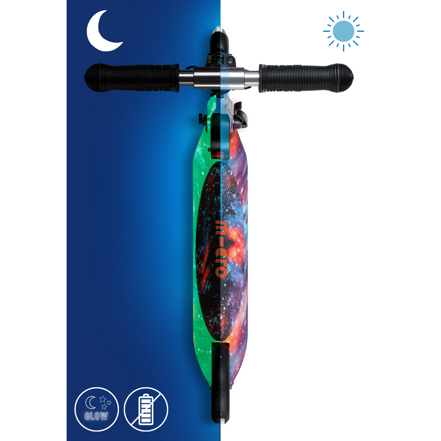 Micro Sprite LED - 2-wheel foldable scooter - Art Collection - Glow Intercosmic